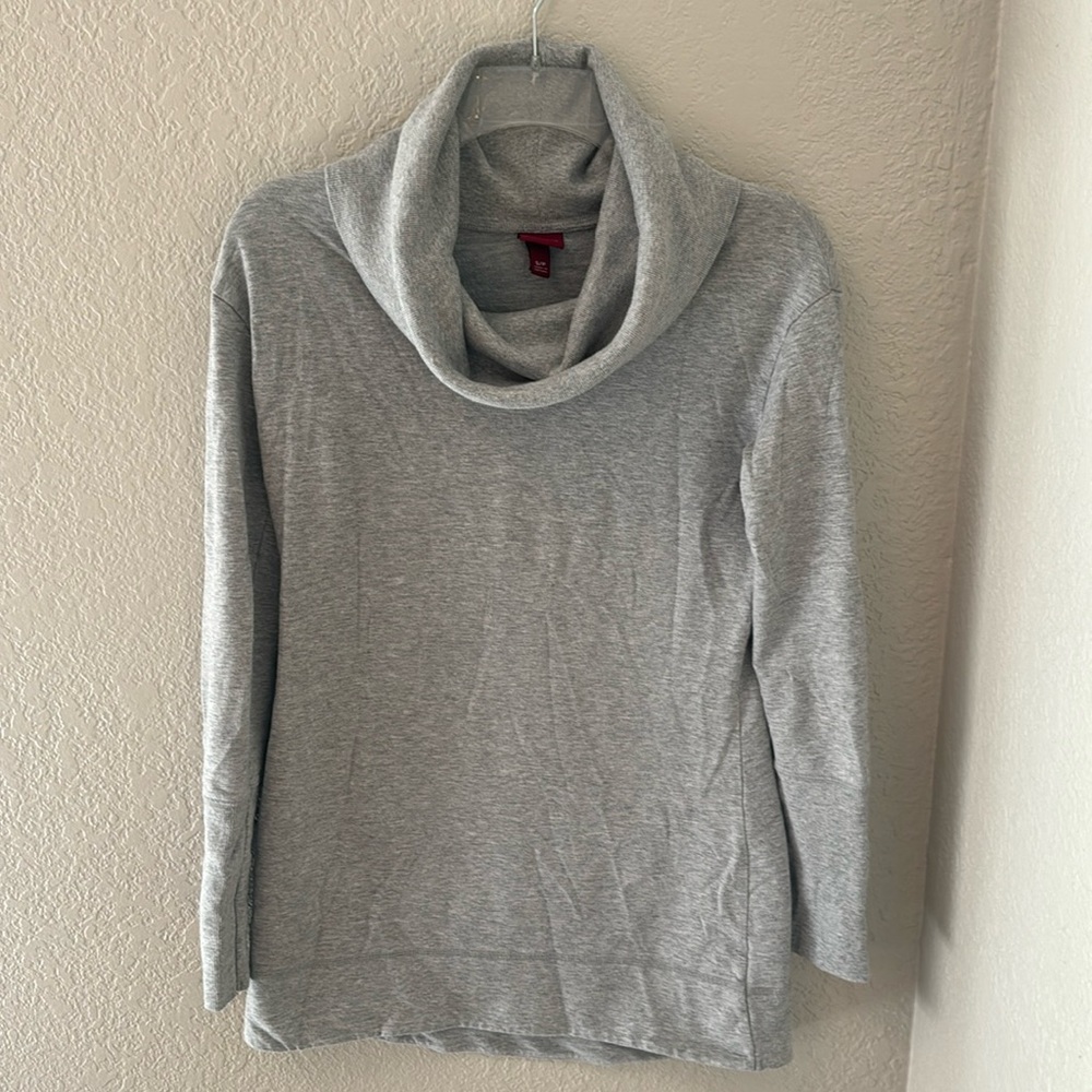 Merona long sleeve cowl neck tunic sweatshirt